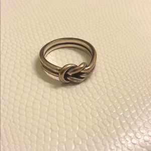 James Avery “Lovers Knot” ring size 6-6.5